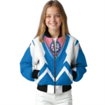 personalized philadelphia 76ers v stripes blue white bomber jacket best selling