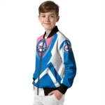 personalized philadelphia 76ers v stripes blue white bomber jacket best selling