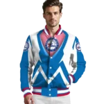 personalized philadelphia 76ers v stripes blue white varsity jacket best selling.webp