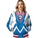 personalized philadelphia 76ers v stripes blue white varsity jacket best selling.webp