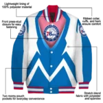 personalized philadelphia 76ers v stripes blue white varsity jacket best selling.webp