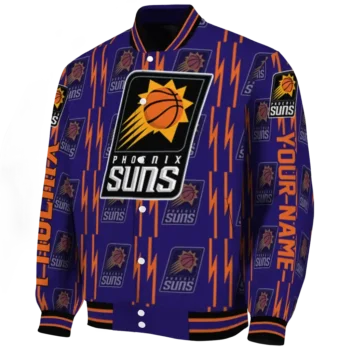 personalized phoenix suns bolt stripe purple varsity jacket best selling.webp