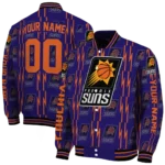 personalized phoenix suns bolt stripe purple varsity jacket best selling.webp