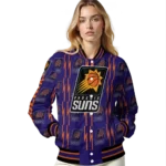 personalized phoenix suns bolt stripe purple varsity jacket best selling.webp