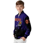 personalized phoenix suns flame border purple black varsity jacket best selling.webp
