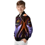 personalized phoenix suns mesh chest black bomber jacket best selling