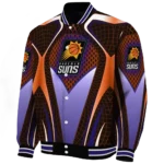 personalized phoenix suns mesh chest black varsity jacket best selling.webp