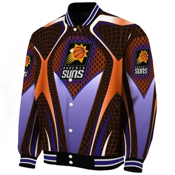 personalized phoenix suns mesh chest black varsity jacket best selling.webp