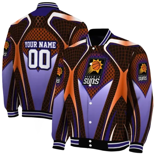 personalized phoenix suns mesh chest black varsity jacket fashion forward.webp