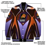 personalized phoenix suns mesh chest black varsity jacket best selling.webp