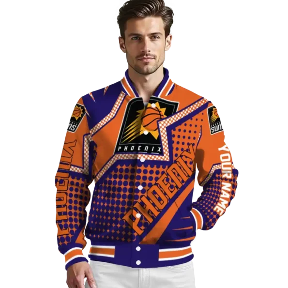 personalized phoenix suns star burst purple varsity jacket high quality.webp