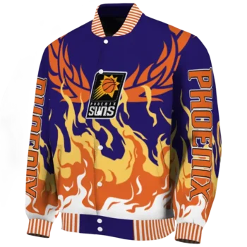 personalized phoenix suns winged blaze purple white varsity jacket best selling.webp