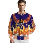 personalized phoenix suns winged blaze purple white varsity jacket best selling.webp