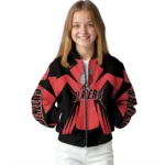 personalized portland trail blazers spider mark red bomber jacket best selling