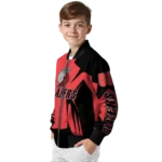 personalized portland trail blazers spider mark red bomber jacket best selling