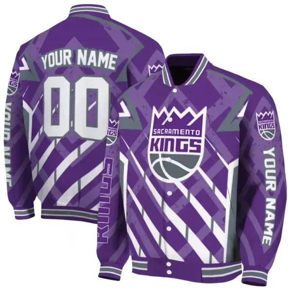 personalized sacramento kings chevron angles purple varsity jacket fashion forward.webp