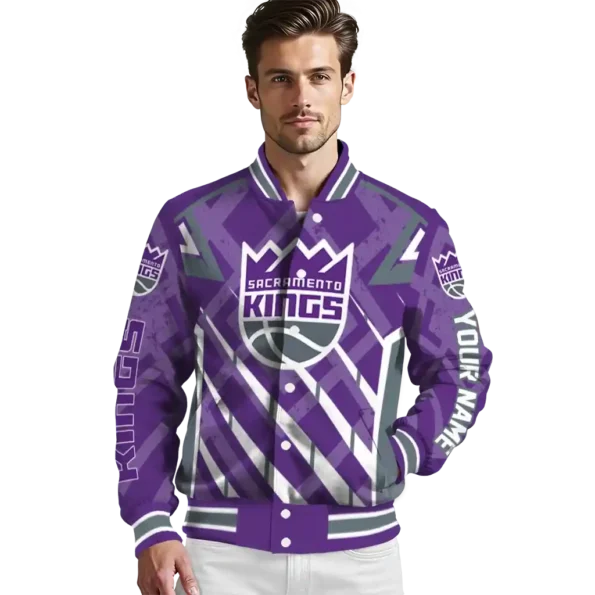 personalized sacramento kings chevron angles purple varsity jacket high quality.webp