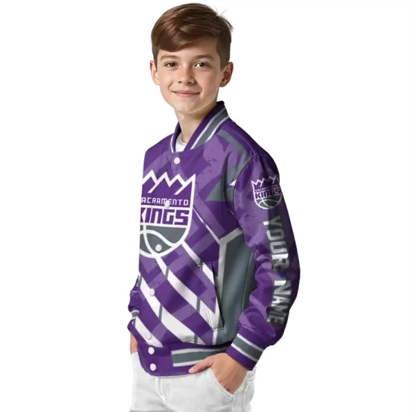 personalized sacramento kings chevron angles purple varsity jacket trendy.webp