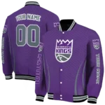 personalized sacramento kings chevron arrow purple varsity jacket best selling.webp
