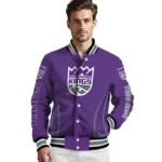 personalized sacramento kings chevron arrow purple varsity jacket best selling.webp