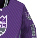 personalized sacramento kings chevron arrow purple varsity jacket best selling.webp