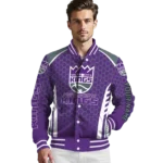 personalized sacramento kings hexagon grid purple varsity jacket best selling.webp