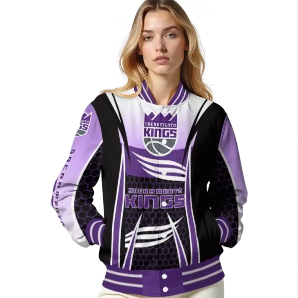 personalized sacramento kings mesh effect purple black varsity jacket latest model.webp
