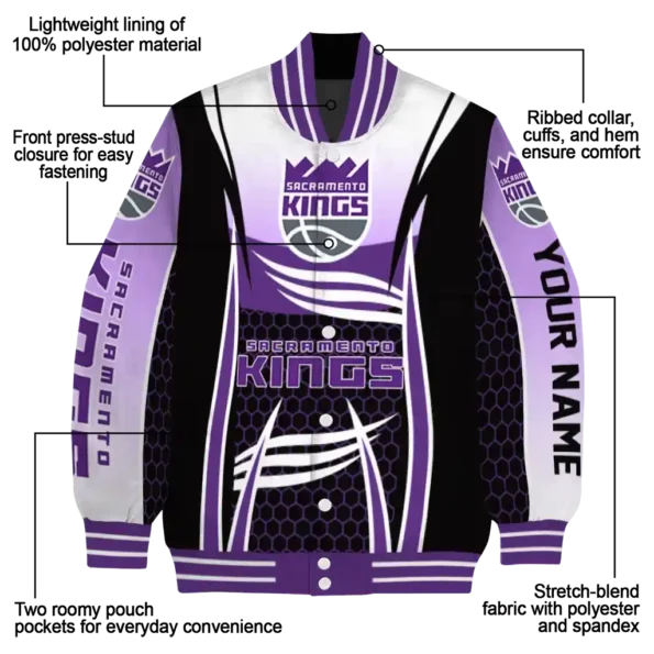 personalized sacramento kings mesh effect purple black varsity jacket new arrival.webp