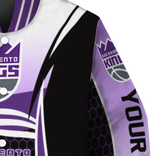 personalized sacramento kings mesh effect purple black varsity jacket premium grade.webp