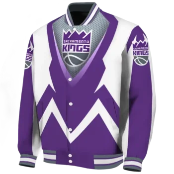 personalized sacramento kings v stripes purple white varsity jacket best selling.webp