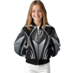 personalized san antonio spurs mesh chest black bomber jacket best selling