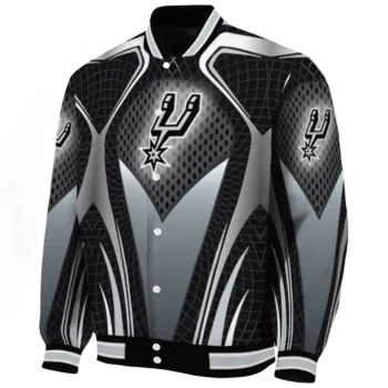 personalized san antonio spurs mesh chest black varsity jacket best selling.webp