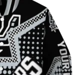 personalized san antonio spurs star burst silver varsity jacket best selling.webp