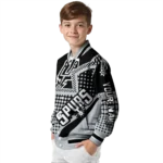 personalized san antonio spurs star burst silver varsity jacket best selling.webp