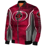 personalized toronto raptors power plate red bomber jacket best selling