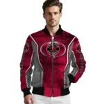 personalized toronto raptors power plate red bomber jacket best selling
