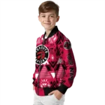 personalized toronto raptors pyramid shapes red bomber jacket best selling