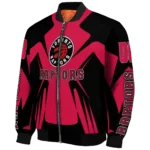personalized toronto raptors spider mark red bomber jacket best selling
