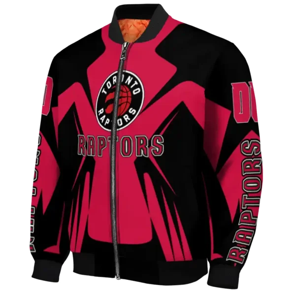 personalized toronto raptors spider mark red bomber jacket best selling