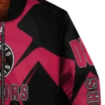 personalized toronto raptors spider mark red bomber jacket best selling