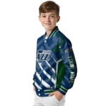 personalized utah jazz chevron angles navy varsity jacket best selling.webp