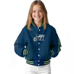 personalized utah jazz chevron arrow navy varsity jacket best selling.webp