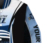 personalized utah jazz mesh effect navy black varsity jacket best selling.webp