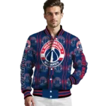 personalized washington wizards bolt stripe blue varsity jacket best selling.webp