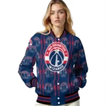 personalized washington wizards bolt stripe blue varsity jacket best selling.webp