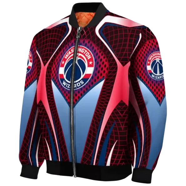 personalized washington wizards mesh chest black bomber jacket best selling