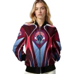 personalized washington wizards mesh chest black bomber jacket best selling