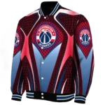 personalized washington wizards mesh chest black varsity jacket best selling.webp