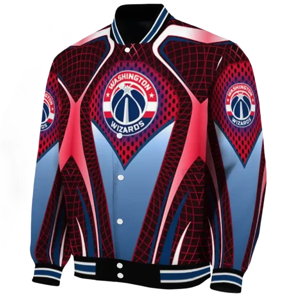 personalized washington wizards mesh chest black varsity jacket best selling.webp