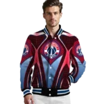 personalized washington wizards mesh chest black varsity jacket best selling.webp
